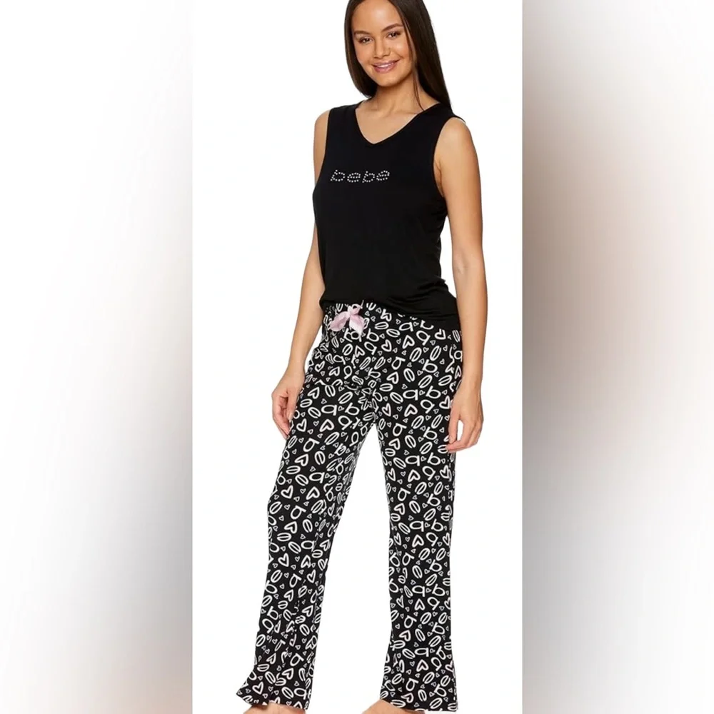 NWT BeBe Pajamas Set - Tank Top and Lounge Pajama Sleepwear Set - Picture 6 of 11